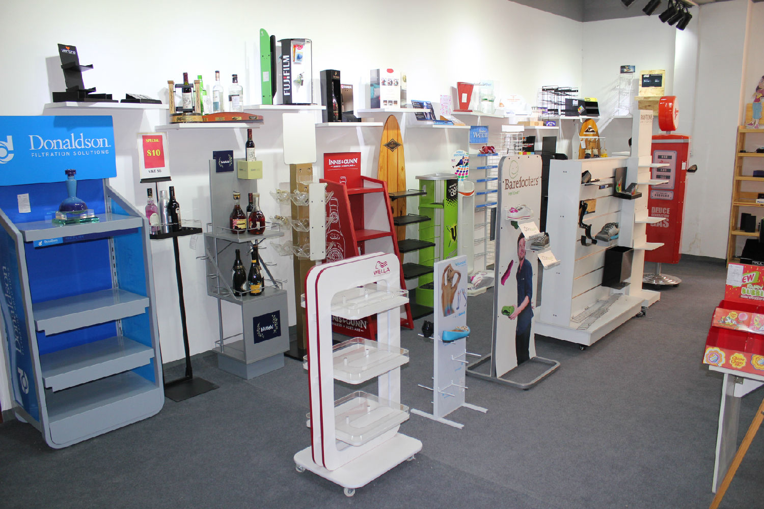 精致展示樣品間照片